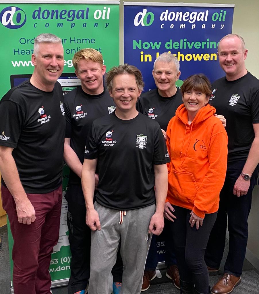From Donegal to Coast to Coast New Zealand for Relay for Life Donegal Donegal Oil Company Purple HVO Home Heating Oil Donegal